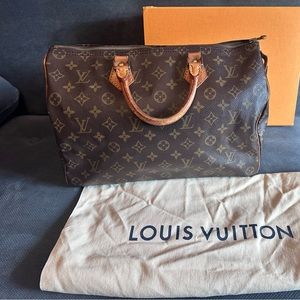 Louis Vuitton vintage Speedy 35 Travel bag in monogram canvas